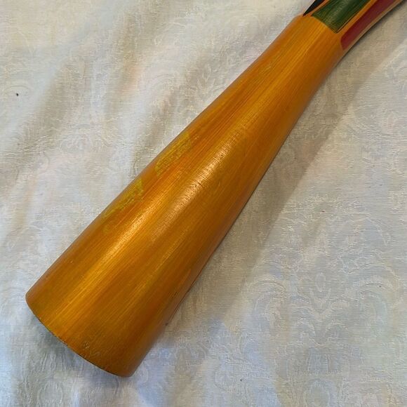 African Figurine Handcrafted Colorful Wooden - Picture 7 of 10